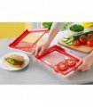 Stretch Lid Food Storage Tray Set of 2 A202178