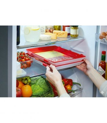 Stretch Lid Food Storage Tray Set of 2 A202178