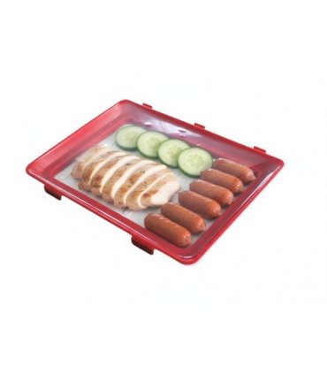 Stretch Lid Food Storage Tray Set of 2 A202178