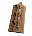 Wooden Cheese Board with Cheese Cutters A242594