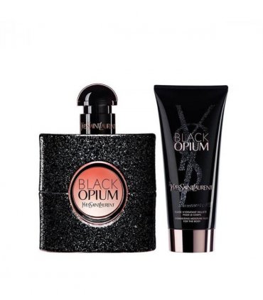 YSL Black Opium Gift Set (Eau De Parfum 50ml  Body Lotion 50ml)