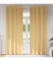 vidaXL Blackout Curtains with Rings 2 pcs Beige 260 x 140 cm Polyester