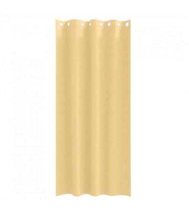 vidaXL Blackout Curtains with Rings 2 pcs Beige 260 x 140 cm Polyester