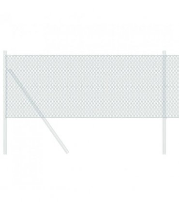vidaXL Hexagon Fence Green 0.8 x 10 m PVC