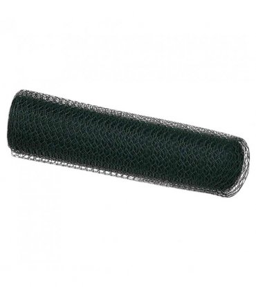 vidaXL Hexagon Fence Green 0.8 x 10 m PVC