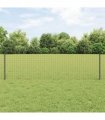 vidaXL Embedded Fence Post 5 pcs Grey 100 cm Powder-Coated Steel