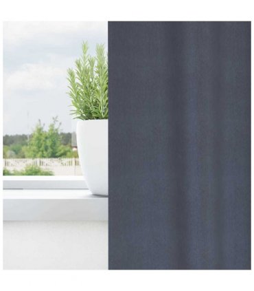 vidaXL Blackout Curtains with Rings 2 pcs Anthracite 225 x 140 cm