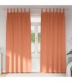 vidaXL Blackout Curtains with Rings 2 pcs Terracotta 225 x 140 cm