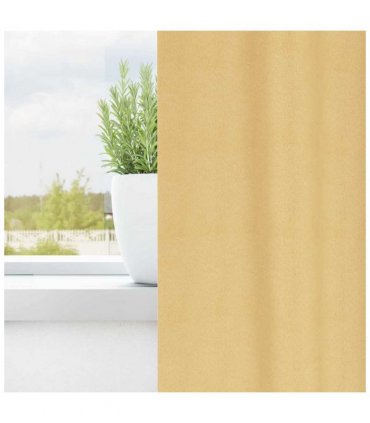 vidaXL Blackout Curtains with Rings 2 pcs Beige 140 x 140 cm Polyester
