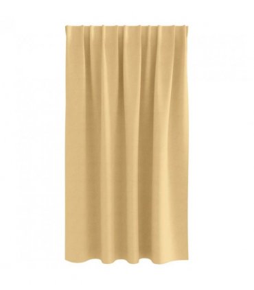 vidaXL Blackout Curtains with Rings 2 pcs Beige 140 x 140 cm Polyester