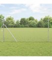 vidaXL Chain Link Fence 25 x 1.2 m Galvanised steel Silver