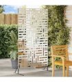 vidaXL Privacy Screen 100 x 50 x 180 cm Stainless Steel Silver