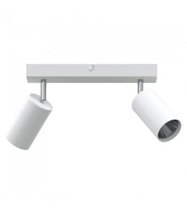 vidaXL Ceiling Spotlight with Spotlights White 26 x 6 x 16 cm Metal