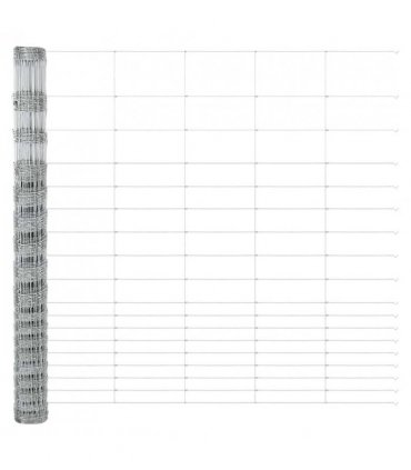 vidaXL Wild Fence Hot Dip Galvanized 1000 x 150 x 0.18 cm Iron