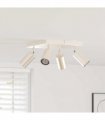 vidaXL Ceiling Spotlight with Spotlights Nickel 26 x 26 x 16 cm Metal