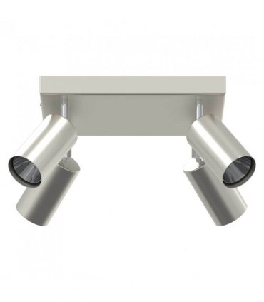 vidaXL Ceiling Spotlight with Spotlights Nickel 26 x 26 x 16 cm Metal