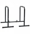 vidaXL Dip Bar Manual Black 116 x 66 x 74.5 cm Powder-Coated Steel