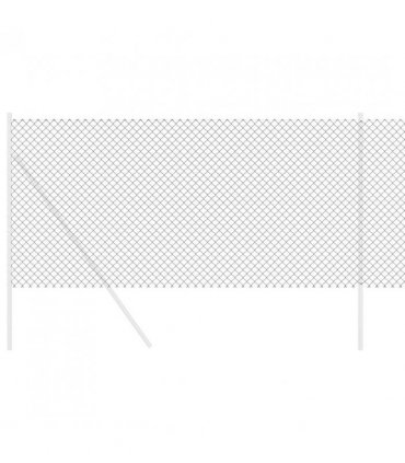vidaXL Chain Link Fence 10 x 1.2 m Steel Grey
