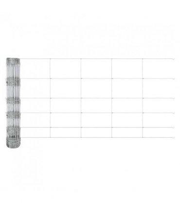 vidaXL Field Fence Silver
