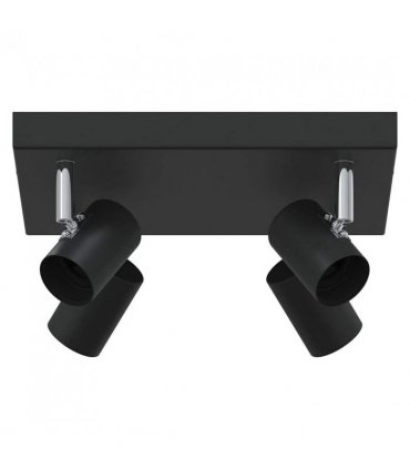 vidaXL Ceiling Spotlight Black 26.5 x 26 x 11.5 cm Metal