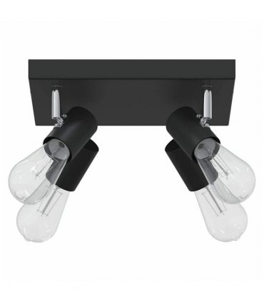 vidaXL Ceiling Spotlight Black 26.5 x 26 x 11.5 cm Metal
