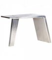 vidaXL Aviator Desk Silver 112x50x76 cm Metal