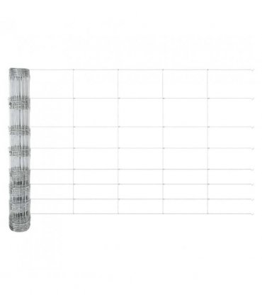 vidaXL Field Fence Silver