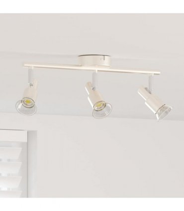 vidaXL Ceiling Spotlight Nickel 39 x 10.5 x 10.5 cm Steel