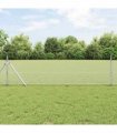 vidaXL Hexagon Fence Silver 0.8 x 25 m Galvanised steel