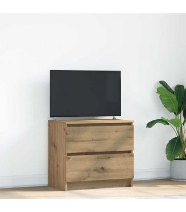 vidaXL TV Cabinet Artisan Oak 60x35x54 cm Engineered Wood