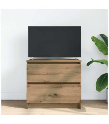 vidaXL TV Cabinet Artisan Oak 60x35x54 cm Engineered Wood