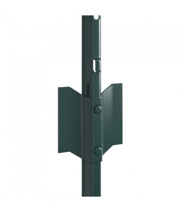 vidaXL Embedded Fence Post 11 pcs Green 100 cm Powder-Coated Steel