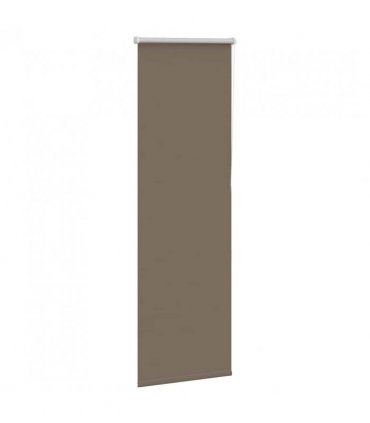 vidaXL Roller Blind Blackout Coffee 55x150 cm Fabric Width 50.7 cm Polyester