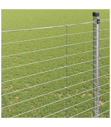 vidaXL Wild Fence Hot Dip Galvanized 1000 x 150 x 0.18 cm Iron