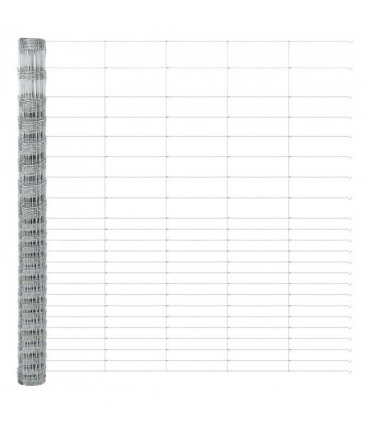 vidaXL Wild Fence Hot Dip Galvanized 1000 x 150 x 0.18 cm Iron
