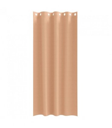 vidaXL Blackout Curtains with Rings 2 pcs Light Brown 260 x 140 cm