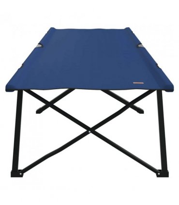 vidaXL Folding Camping Bed Blue 206 x 76 x 74 cm Oxford and Steel