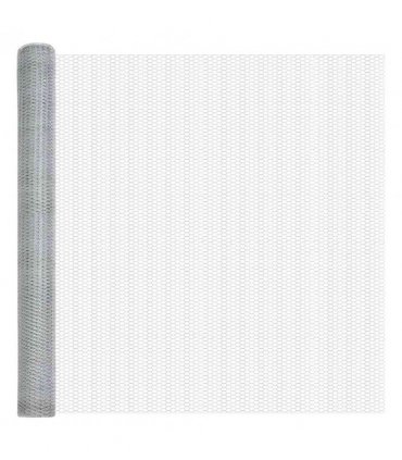 vidaXL Hexagon Fence Silver 1.6 x 50 m Galvanised steel