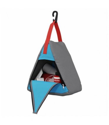 vidaXL Storage Bag 4 pcs Grey and Blue 24 x 16 x 24 cm Oxford