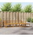 vidaXL Outdoor Sofa Set 4 pcs Natural Solid Acacia Wood