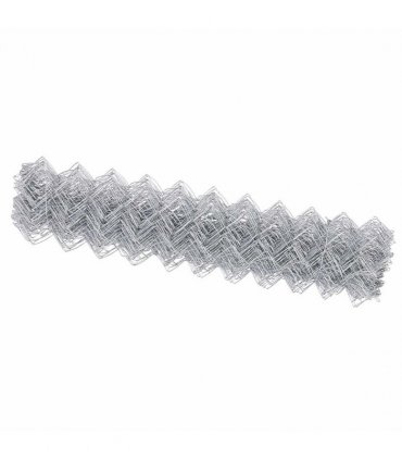 vidaXL Chain Link Fence 10 x 1.4 m Galvanised steel Silver