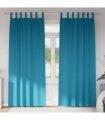 vidaXL Blackout Curtains with Rings 2 pcs Turquoise 260 x 140 cm