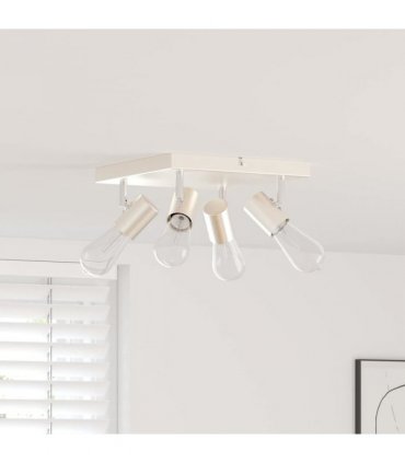 vidaXL Ceiling Spotlight Nickel 26.5 x 26 x 11.5 cm Metal