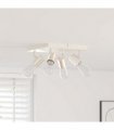 vidaXL Ceiling Spotlight Nickel 26.5 x 26 x 11.5 cm Metal