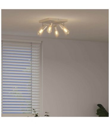 vidaXL Ceiling Spotlight Nickel 26.5 x 26 x 11.5 cm Metal