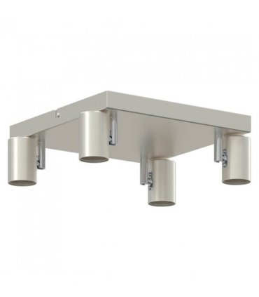 vidaXL Ceiling Spotlight Nickel 26.5 x 26 x 11.5 cm Metal