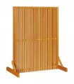 vidaXL Privacy Screen Brown 79.5 x 50 x 110 cm Solid Acacia Wood