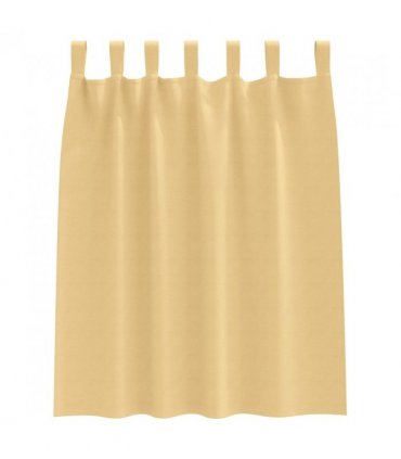 vidaXL Blackout Curtains with Rings 2 pcs Beige 140 x 140 cm Polyester