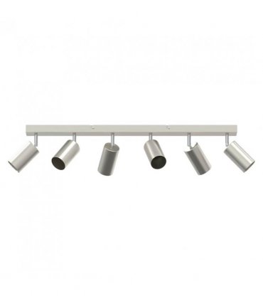 vidaXL Ceiling Spotlight with Spotlights Nickel 73 x 6 x 16 cm Metal