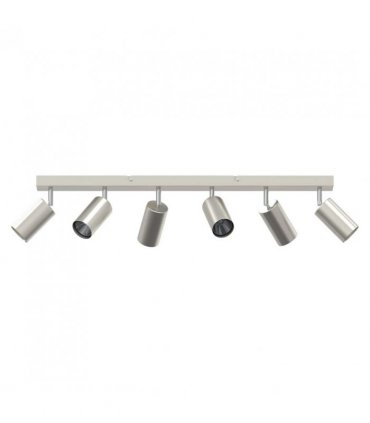 vidaXL Ceiling Spotlight with Spotlights Nickel 73 x 6 x 16 cm Metal